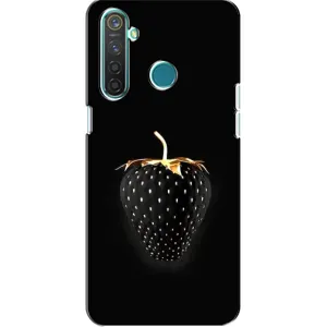 Чохол з зображенням смачної їжі для Realme 5 (Чорна полуниця)