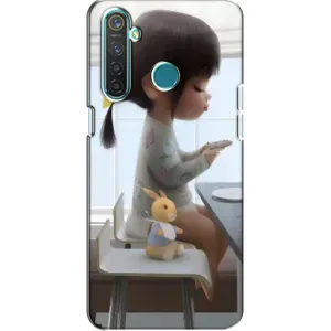 Чехол с рисунком «Девочка с игрушкой» для Realme 5