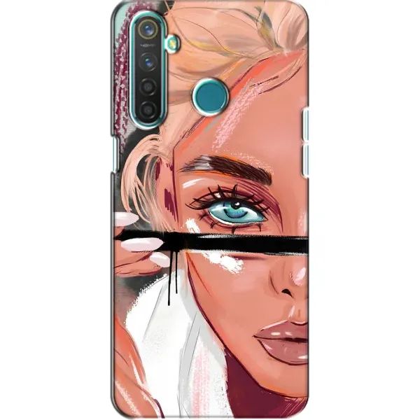 Чехол с рисунком «Девушка и ресницы» для Realme 5 Чехол с рисунком «Девушка и ресницы» для Realme 5