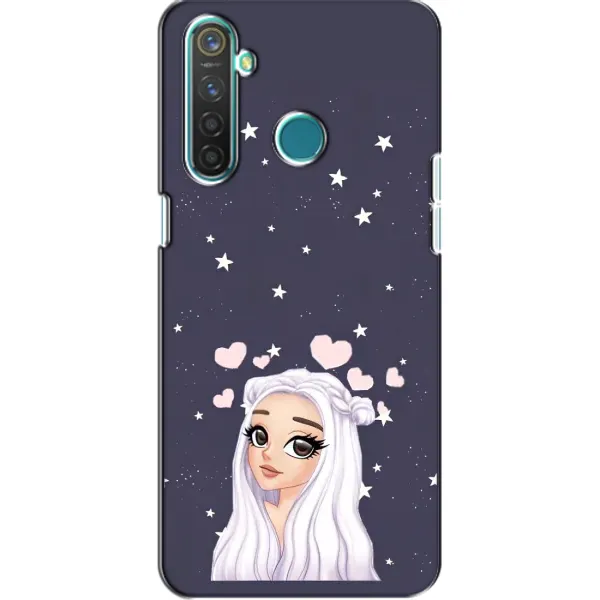 Чехол с рисунком «Девушка и сердечки» для Realme 5 Чехол с рисунком «Девушка и сердечки» для Realme 5
