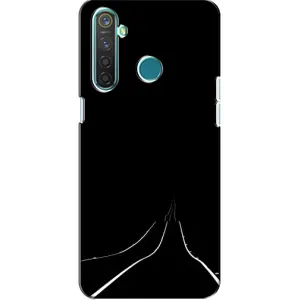 Чохол з картинками на чорному фоні для Realme 5 (Дорога)