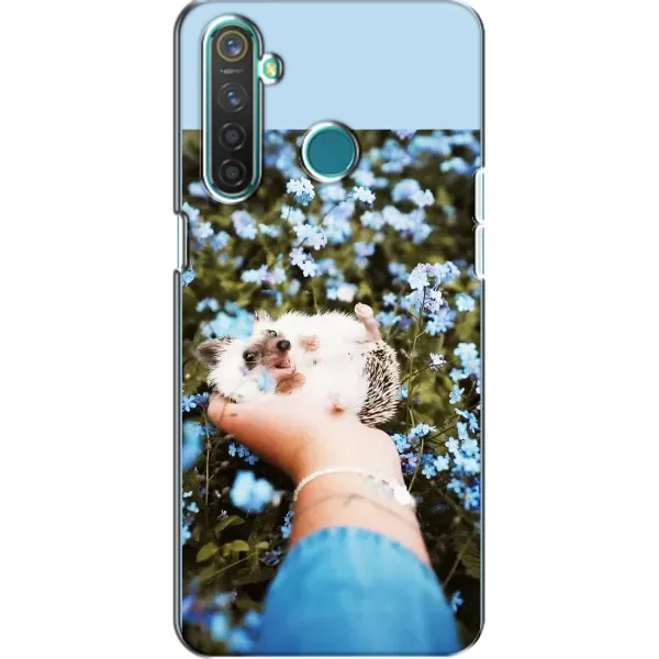 Чехол с рисунком «Ежик на руках» для Realme 5