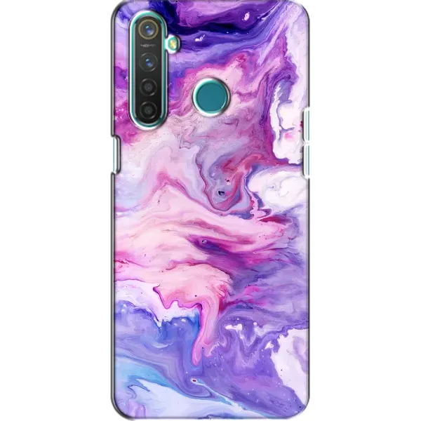 Чехол с рисунком «Фиолетовый мрамор» для Realme 5 Чехол с рисунком «Фиолетовый мрамор» для Realme 5