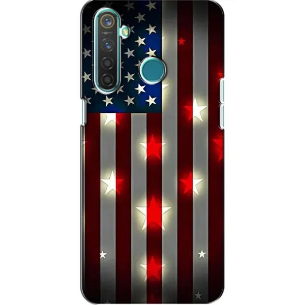 Чехол с рисунком «Флаг США 2» для Realme 5