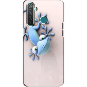 Чехлы с изображением разных животных для Realme 5 (Геккон)