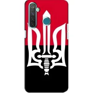 Чехлы УПА (Красно-Чёрный) на Realme 5 (Герб Украины)