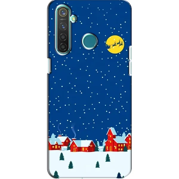 Чехол с рисунком «Город в снегу» для Realme 5 Чехол с рисунком «Город в снегу» для Realme 5