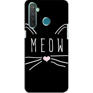 Бампер с изображением Котиков для Реалми 5 (КОТИК MEOW)