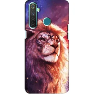 Чехол с картинкой на Realme 5 (Красочный ЛЕВ)