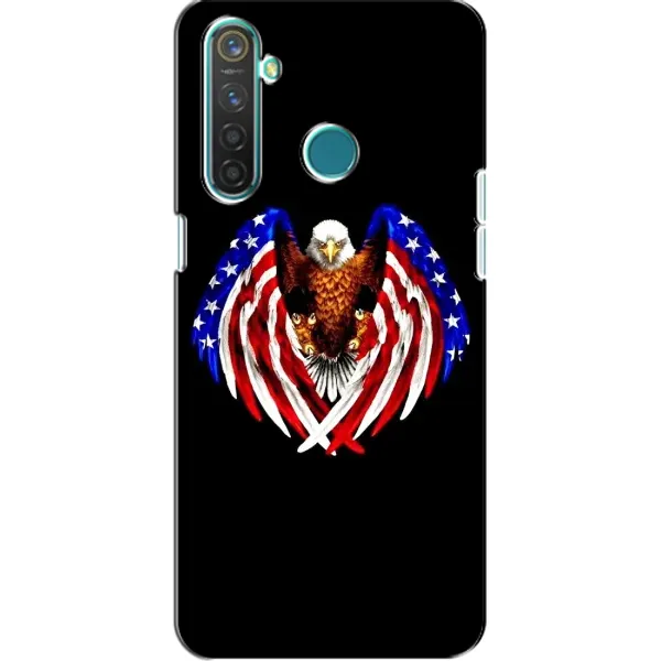 Чехол с рисунком «Крылья США» для Realme 5