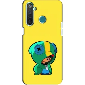 Чохол Бравл Старс для Realme 5 (Леон (LEON))