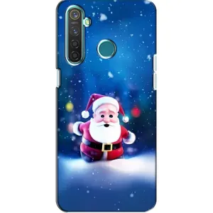 Чехлы на Новый Год Realme 5 (Маленький Дед Мороз)