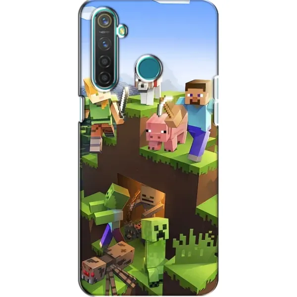 Чехол с рисунком «Майн-крафт» для Realme 5 Чехол с рисунком «Майн-крафт» для Realme 5
