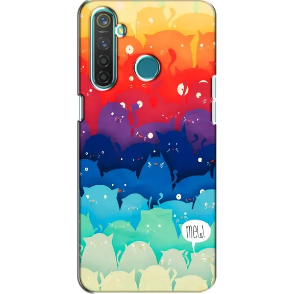 Чехол с рисунком «Mew» для Realme 5