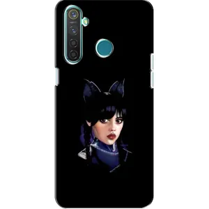Чехлы с принтом Уэнсдей на Realme 5 (Милая Уэнсдей)