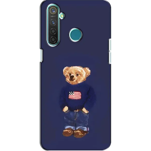 Чехол с рисунком «Мишка USA» для Realme 5