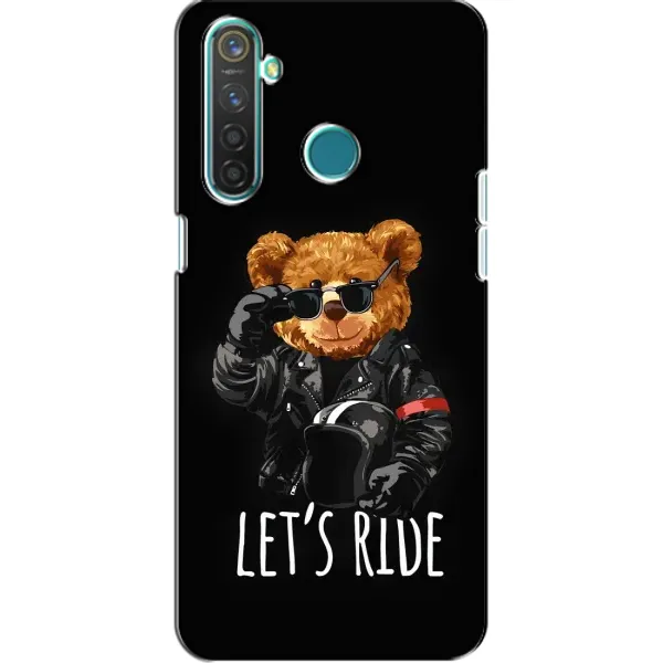 Чехол с рисунком «Модный Мишка» для Realme 5
