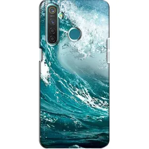 Летний Чехол на Realme 5 (Морская волна)