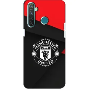 Силиконовые Чехлы принт Футбол на Realme 5 (MU)
