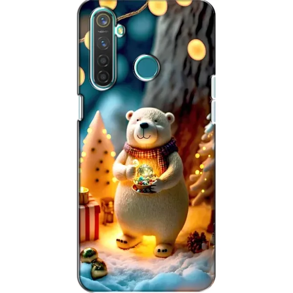 Чехол с рисунком «Новогодний ведмеженок» для Realme 5