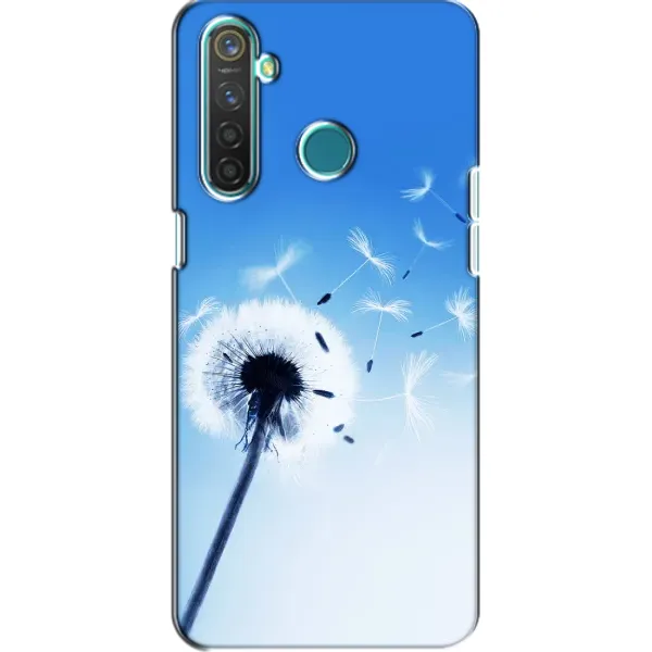 Чехол с рисунком «Одуванчик на голубом» для Realme 5 Чехол с рисунком «Одуванчик на голубом» для Realme 5