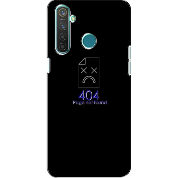 Чехол с рисунком «Ошибка 404» для Realme 5 Чехол с рисунком «Ошибка 404» для Realme 5
