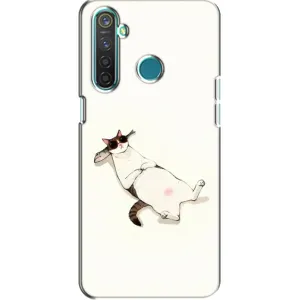 Чехол на тематику: Коты для Realme 5 (Отдых)