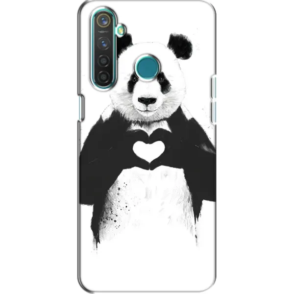 Чехол с рисунком «Панда» для Realme 5