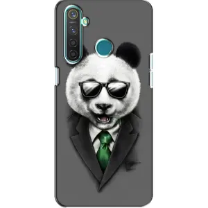 Чехлы с Пандами на Realme 5 (Панда в очках)