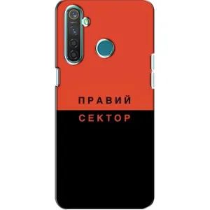 Чехлы УПА (Красно-Чёрный) на Realme 5 (Правый Серктор)