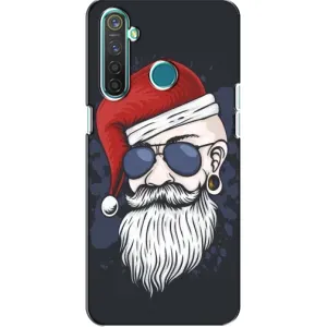 Чехол Санта Клаус для Realme 5 (Рождественский МЕН)