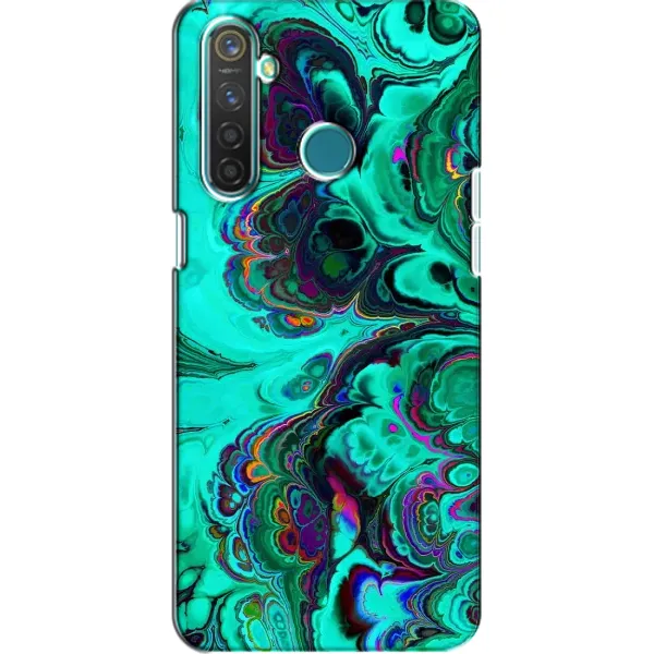 Чехол с рисунком «Салатный мрамор» для Realme 5 Чехол с рисунком «Салатный мрамор» для Realme 5