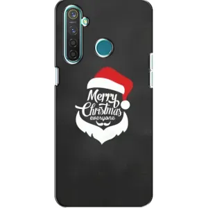 Чехол Санта Клаус для Realme 5 (Санта Крисмас)