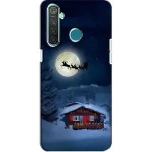Чехол Санта Клаус для Realme 5 (Санта)