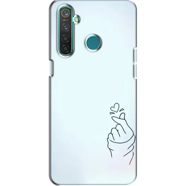 Чехол с рисунком «Сердце на голубом» для Realme 5 Чехол с рисунком «Сердце на голубом» для Realme 5