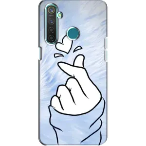 Чохол (Знак сердечка) для Realme 5 (Серце знак)