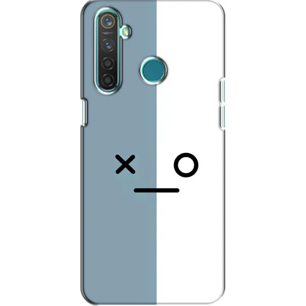 Чехол с рисунком «Серо-белый» для Realme 5 Чехол с рисунком «Серо-белый» для Realme 5