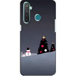 Чехлы на Новый Год Realme 5 (Снеговички)