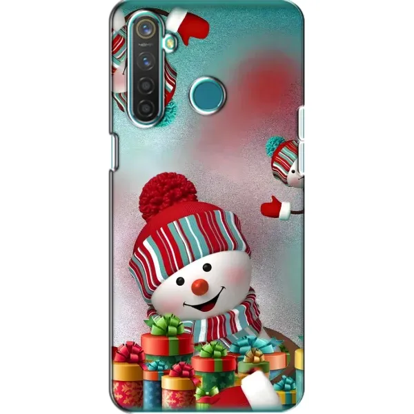 Чехол с рисунком «Снеговик в шапке» для Realme 5