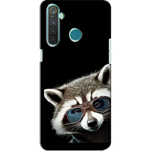 Чехол с рисунком «Стильный Енот» для Realme 5 Чехол с рисунком «Стильный Енот» для Realme 5