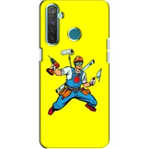 Силіконовий бампер (Працівники) на Realme 5 (Будівельник)