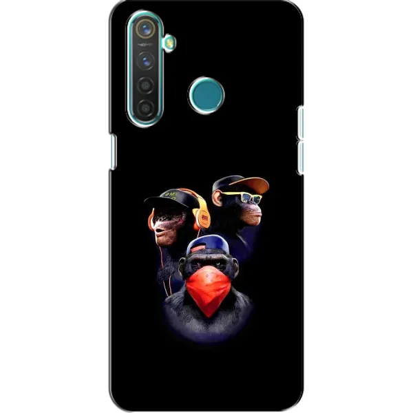 Чехол с рисунком «Три обезьяны» для Realme 5