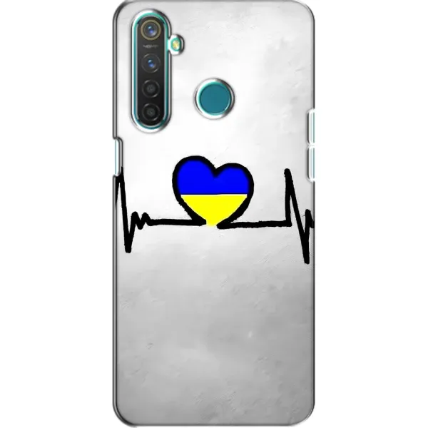 Чехол с рисунком «Украинская кардиограмма» для Realme 5