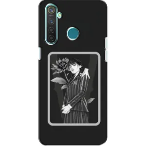 Чехлы с принтом Уэнсдей на Realme 5 (Венсдей картина)