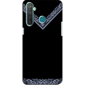 Силиконовый Чехол на Realme 5 (Воротник вышиванки)