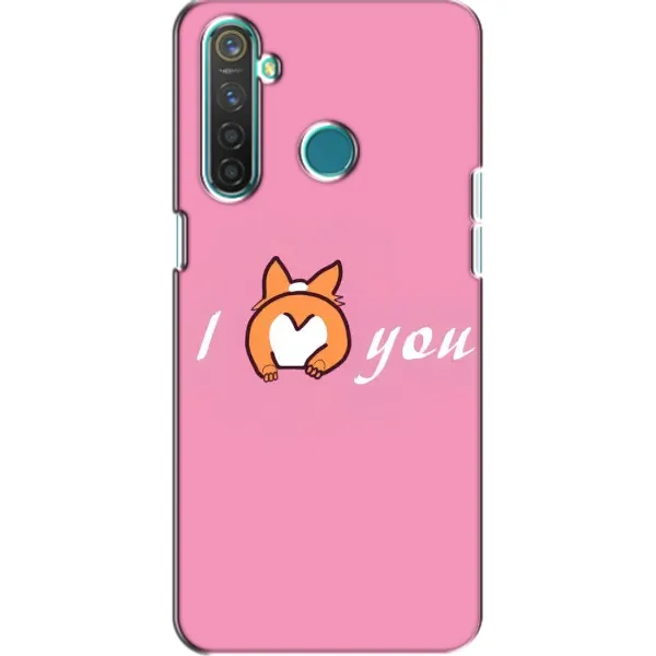 Чехол с рисунком «Я тебя люблю» для Realme 5 Чехол с рисунком «Я тебя люблю» для Realme 5