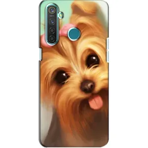 Чохол (ТПУ) Милі песики для Realme 5 (Йоркширський тер'єр)