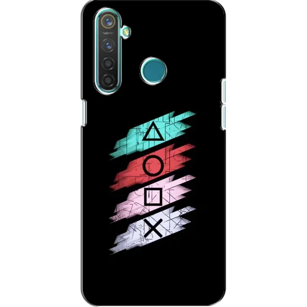 Чехол с рисунком «Значки Sony» для Realme 5 Чехол с рисунком «Значки Sony» для Realme 5