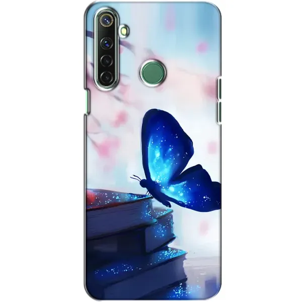 Чехол с рисунком «Бабочка синяя» для Realme 6i