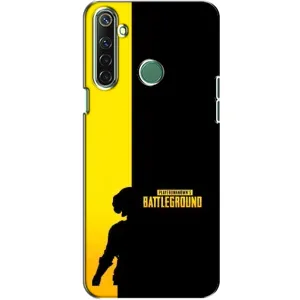 Чохол (TPU) з картинкою "Лого Пабг" на Реалмі 6i (Battlegrounds)